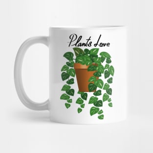 Plants Love - Marble Pothos Mug